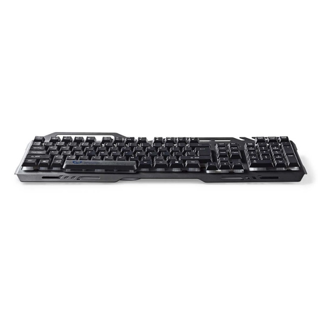 Nedis Wired Gaming Keyboard | USB 2.0 | Membrantaster | LED | US International | USA Layout | USB-Strøm | Strømkabel lengde: 1.50 m | Gaming