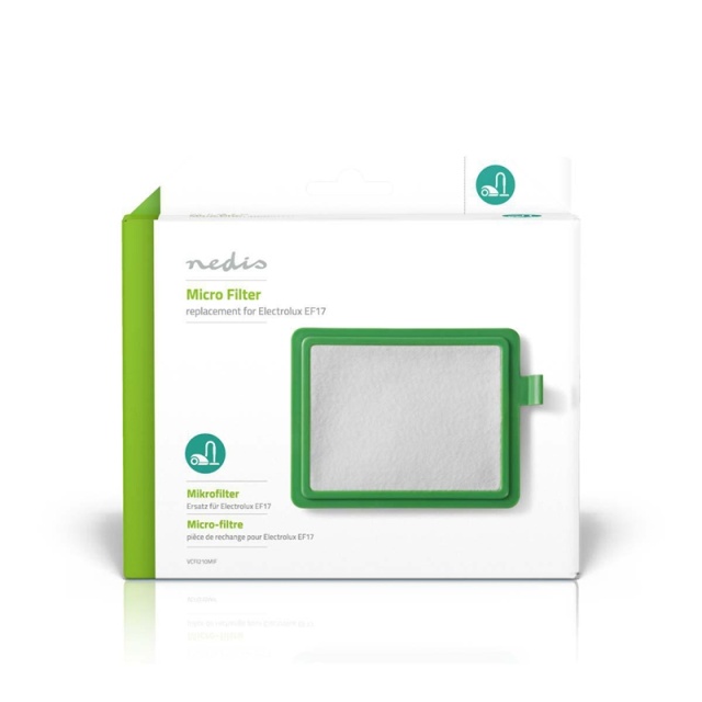 Nedis Støvsuger Micro Filter | Erstatning for: Electrolux / Tornado / Volta | Grøn