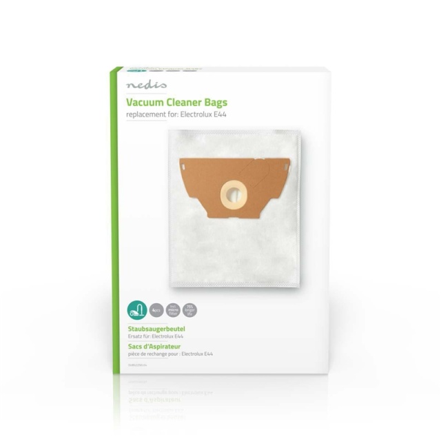 Nedis Støvsugepose- | 4 stk. | Syntetisk | Mest solgt for: Electrolux | Hvit