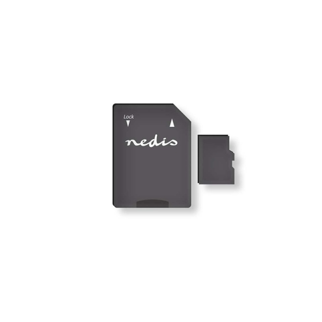 Nedis microSD Minnekort | microSDHC | 32 GB | Skrive hastighet: 90 MB/s | Les hastighet: 45 MB/s | UHS-I | AD adapter inkludert