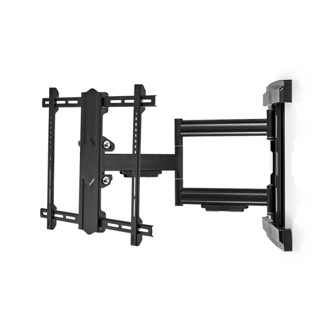 Nedis Full Motion TV Veggfeste | 37 - 80 " | Maximum skjerm vekt: 50 kg | Tiltbar | Roterbar | Minimum vegg avstand: 70 mm | Maksimum vegg avstand: 650 mm | 3 Pivotpunkt(er) | Stål | Sort