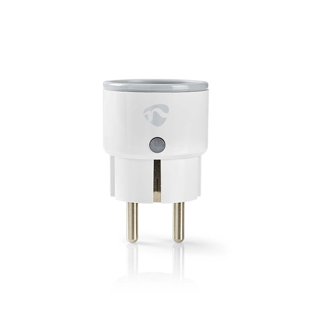 Nedis SmartLife Smart Plug | IP21 | Efektmåler | 2500 W | Jordet kontakt / Type F (CEE 7/7) | -10 - 40 °C | Android™ / IOS | Hvit | 1 stk