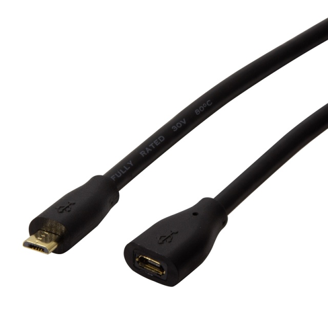 LogiLink Forlengelseskabel MicroUSB 3m
