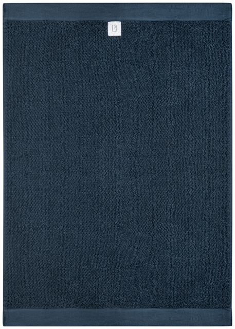 Kosta Linnewäfveri Frotté bomull/lin marineblå 70x130 cm