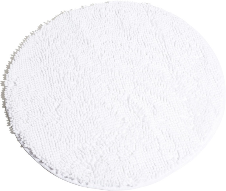 Lord Nelson Baderomsmatte hvit rund 70 cm