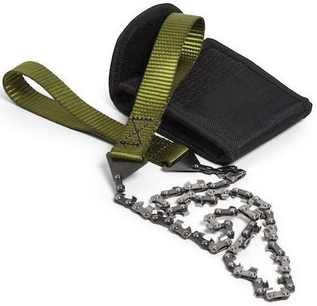 Orrefors Hunting sagkjede, lommesag i nylonetui, 1 m