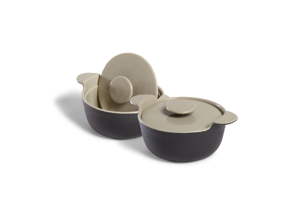 Orrefors Jernverkmini Casserole 2-pakning, svart