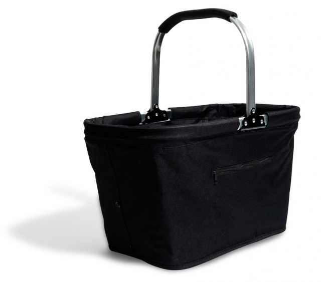 Queen Anne Carry sammenleggbar kurv svart 30L