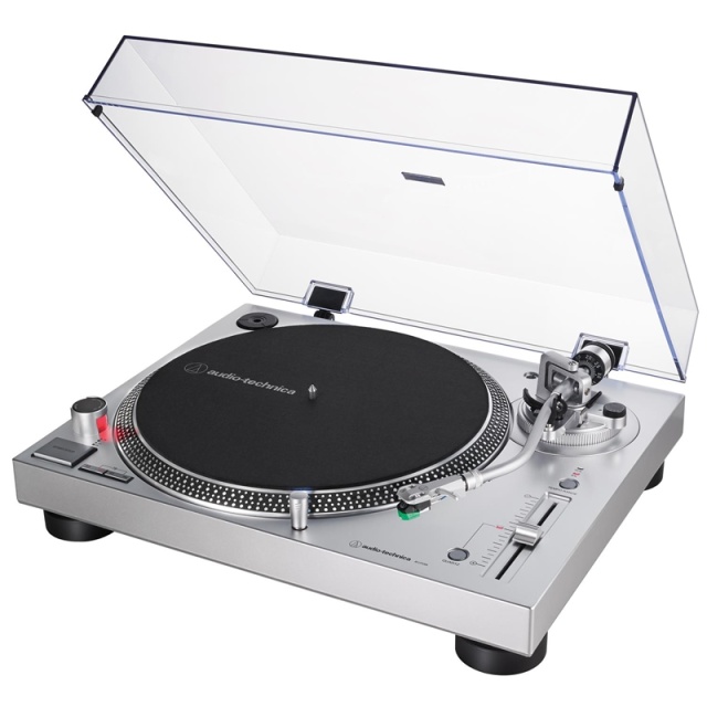 Audio-Technica Platespiller med direktedrift manuell Silver