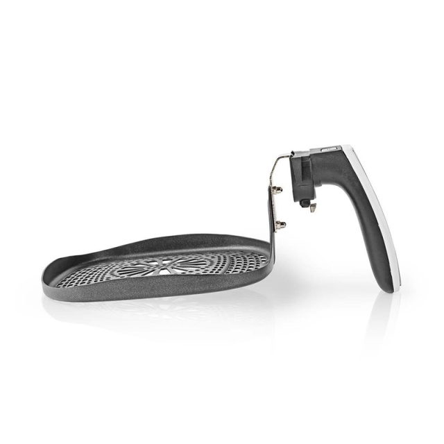 Nedis Hot Air Fryer Grill Pan | Non-stick belegg | Vaskemaskin sikker | Metall | Grå