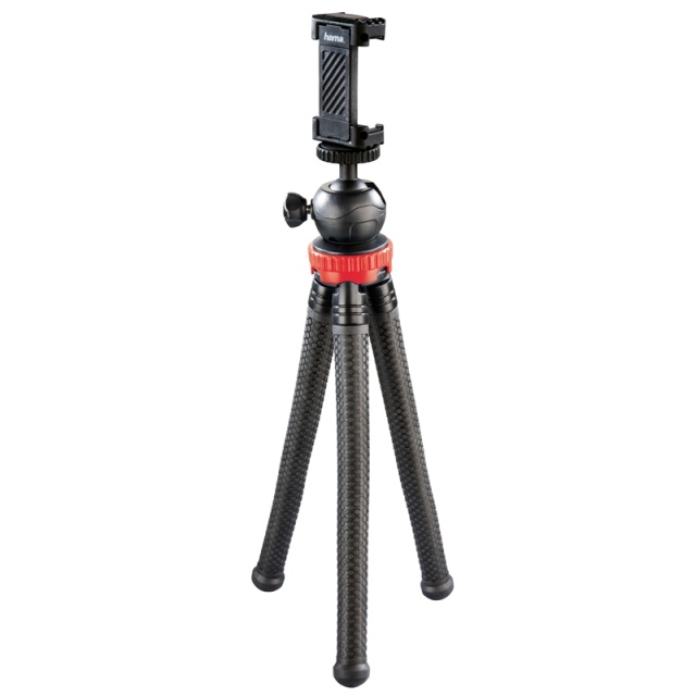 Hama Bordstativ Kamera, Smartphone & GoPro FlexPro 27 cm Rød