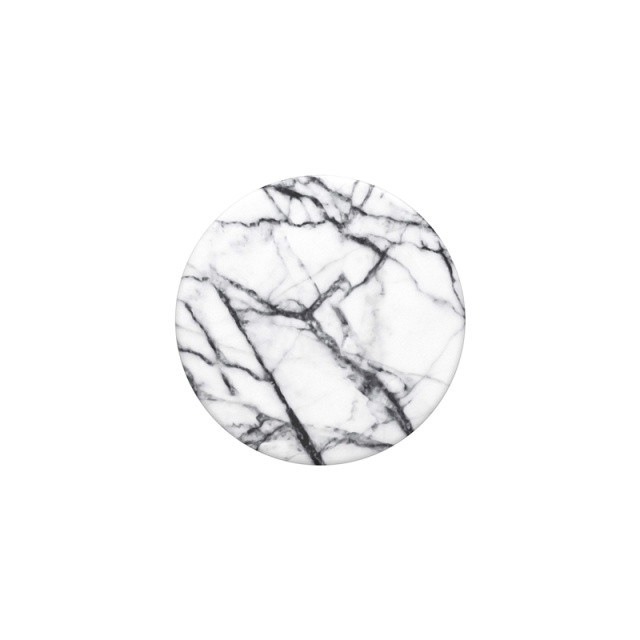POPSOCKETS Dove White Marble Avtagbart Grip med stativfunksjon