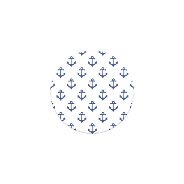 PopSockets Anchors Away White Avtagbart Grip med stativfunksjon