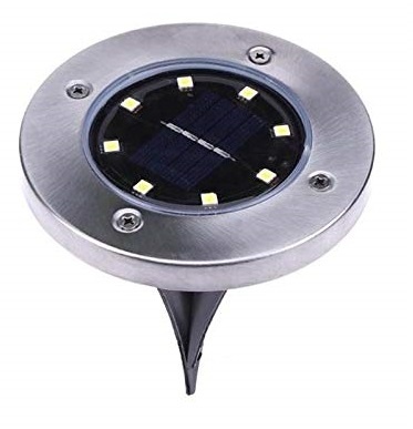 Solcelledrevet hagelampe - kjølig hvit