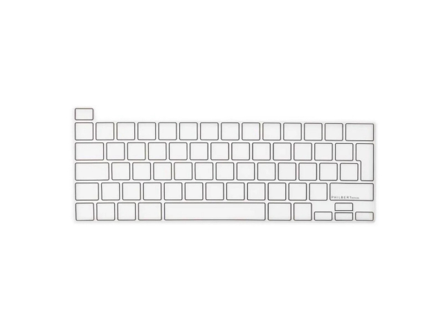 Silikondeksel for tastatur, MacBook Pro 13.3, Transparent