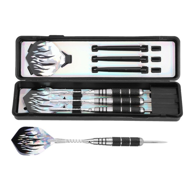 Dartpiler i rustfritt stål, 3-pakning