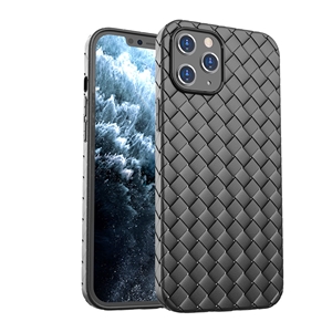Vevd TPU-deksel for iPhone 13 Pro Max, svart