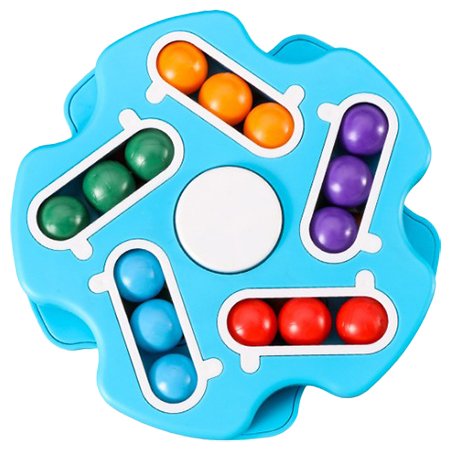Fidget Spinner med puslespill, blå