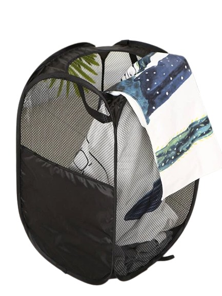 Vaskesekk i nett, Svart