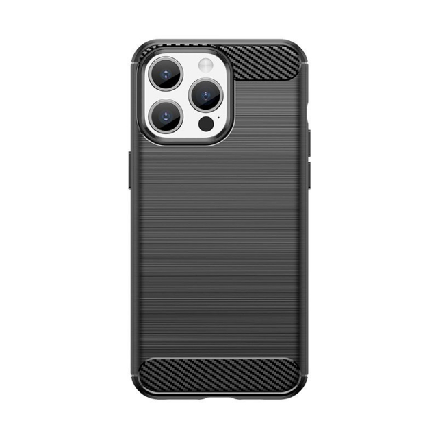 TPU-etui til iPhone 15 Plus, svart