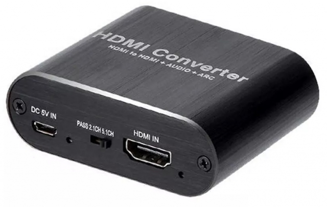 HDMI-omformer HDMI til HDMI + lyd + ARC