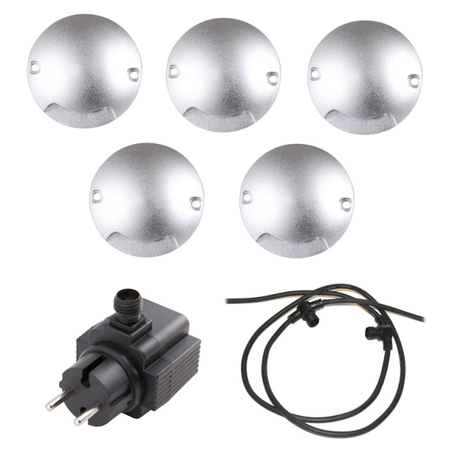 LightsOn Zenit Vegg-/terrassearmatur 5-pk