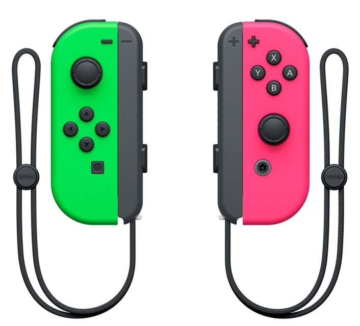 Nintendo Switch Joy-Con-par, neongrønn/neonrosa