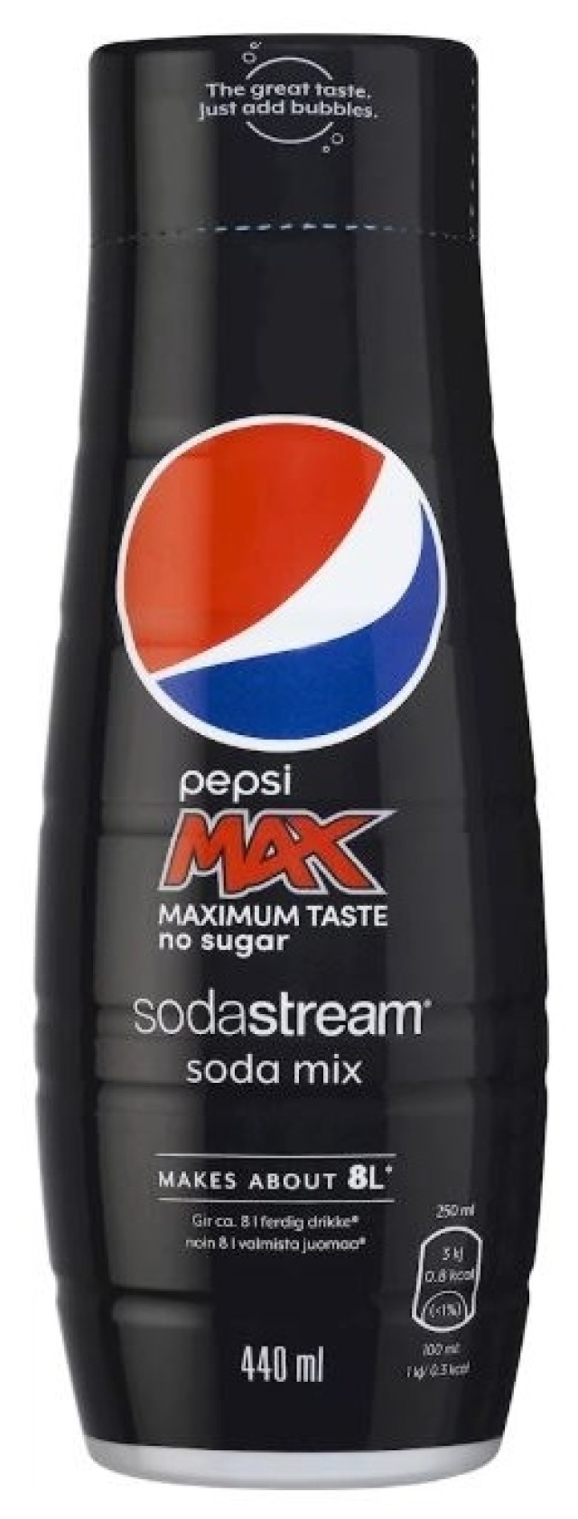 Sodastream Pepsi Max 440 ml - gir 8 liter