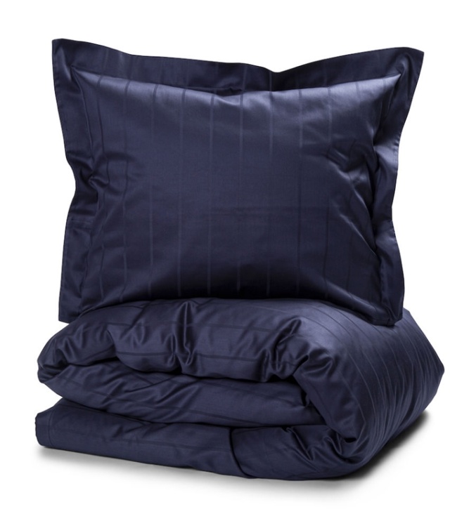 Sengesett 150x210 Liverpool Satin, Navy