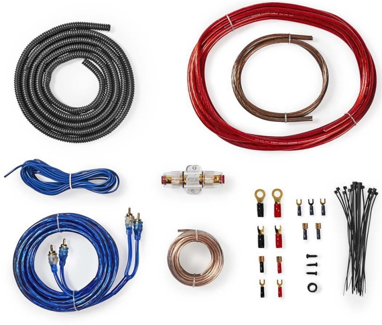 Nedis Bilstereo Connector Kit | 800 W | Gull belagt | Gaveeske