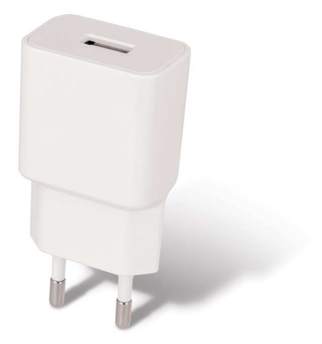 Maxlife vegglader MXTC-01 USB (1A) + Lightning-kabel, hvit