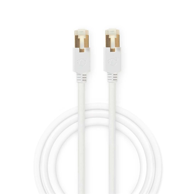 Nedis CAT6 Nettverkskabel | RJ45 Han | RJ45 Han | F/UTP | 5.00 m | Rund | LSZH / PVC | Hvit | Vindus boks