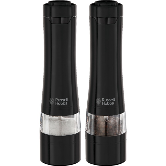 Russell Hobbs Salt- og pepperkvern i keramisk stål Kvern i svart stål