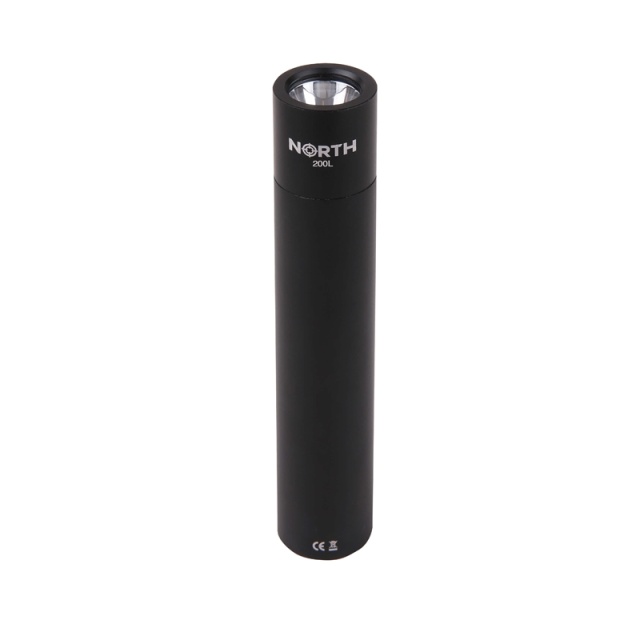 North Ficklampa 200Lumen Svart Aluminium 2W