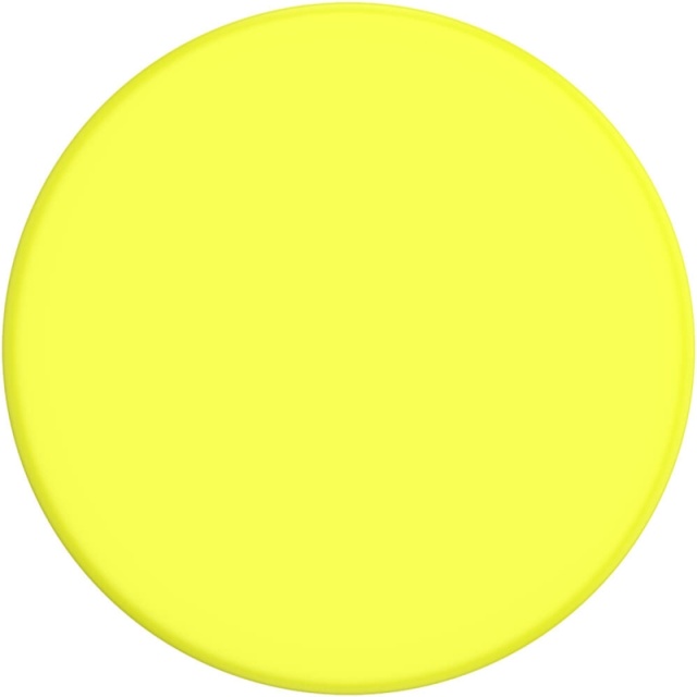 PopSockets Neon Jolt Yellow Avtagbart Grip med stativfunksjon