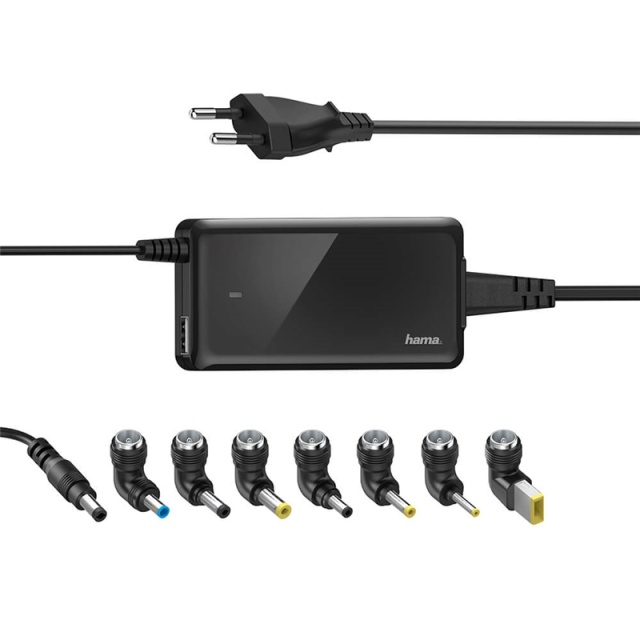 Hama Strømforsyning Universal 100-240V 19V/65W 8x Adapter
