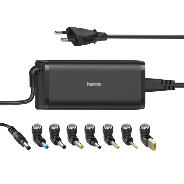 Hama Strømforsyning Universal 100-240V 15-19V/90W 8x Adapter