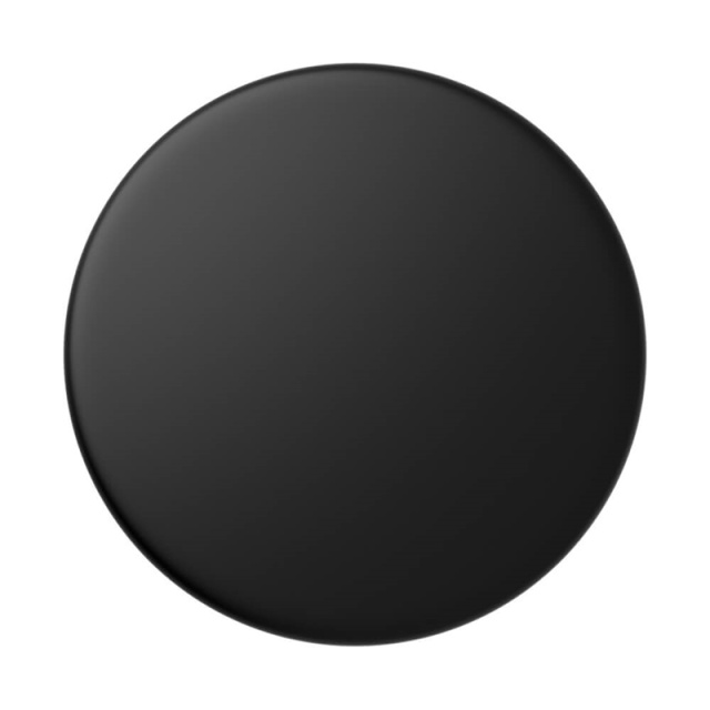 PopSockets Aluminum Black Avtagbart Grip med Stativfunksjon Premium