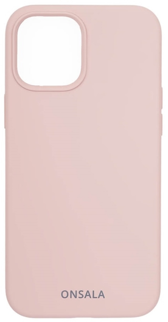 Onsala Mobildeksel Silikon Sand Pink - iPhone 12 Pro Max