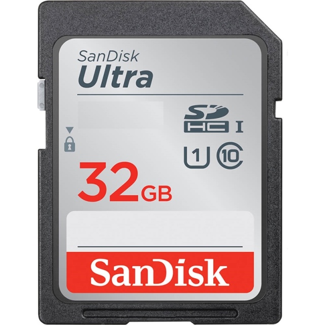 SANDISK Minnekort SDHC Ultra 32GB 120MB/s
