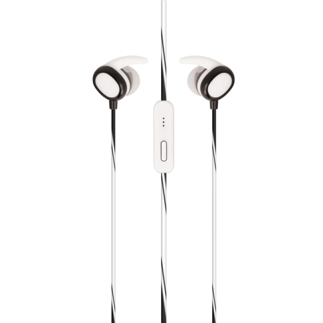 Setty Sport Headphones med sikker passform, hvit