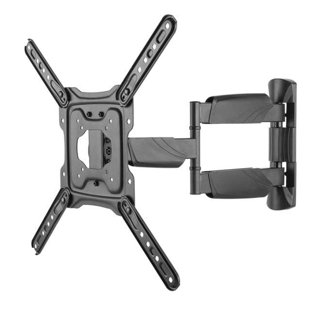 DELTACO Office, 3-veis vegg med full bevegelse, 23"-55", 35 kg, 75x75-400-400