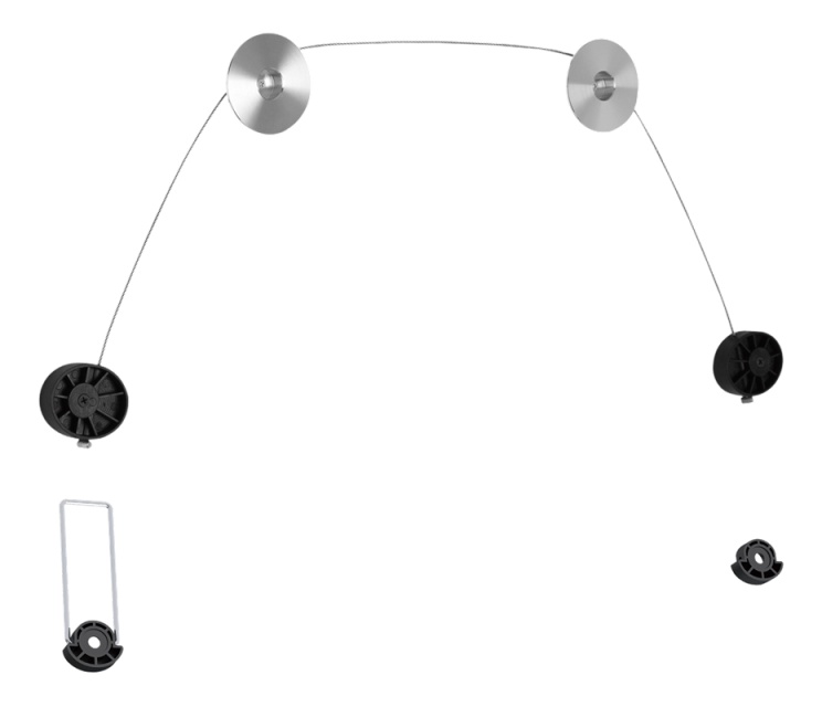 DELTACOultra-slank bildevegg, 37"-70", 50kg, 100x100-800x800