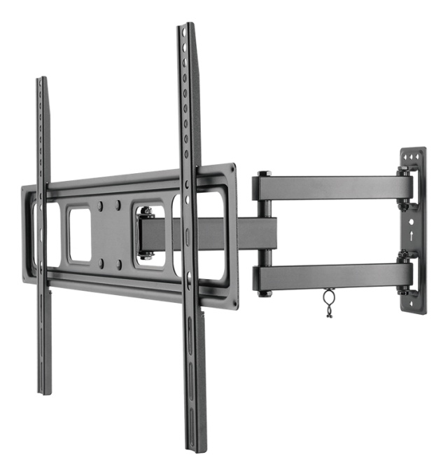 DELTACO, fullbevegelig 3-veis vegg, 37"-70", 35 kg, 200x200-600x400