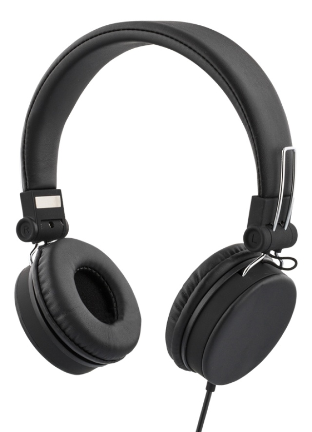 Streetz hodesett for smarttelefon, mikrofon, 1-knapp, 1,5 m, svart