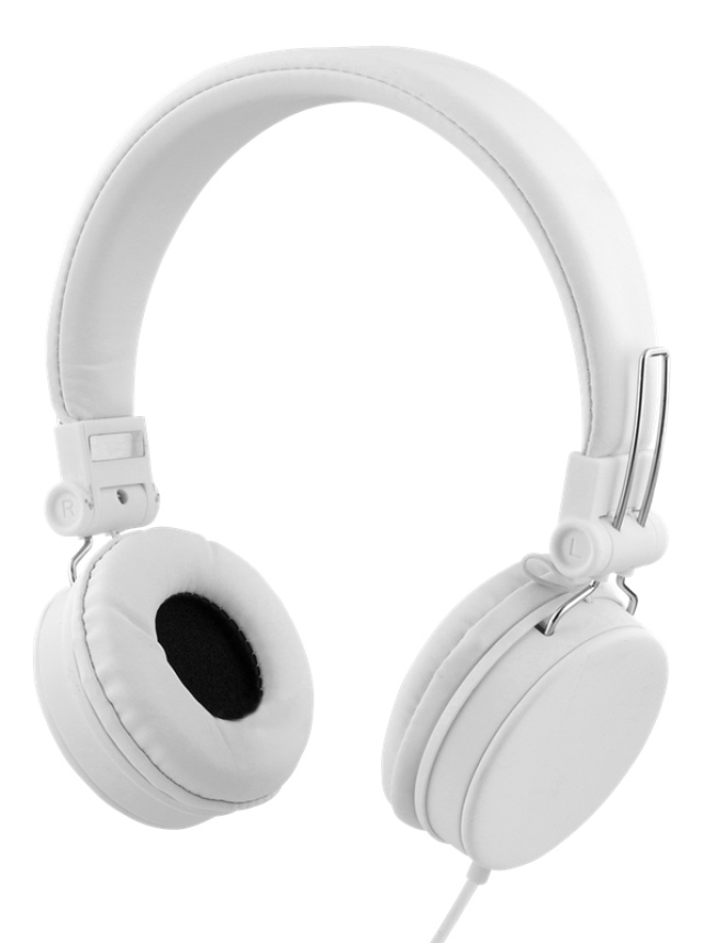 Streetz hodesett for smarttelefon, mikrofon, 1-knapp, 1,5 m, hvit