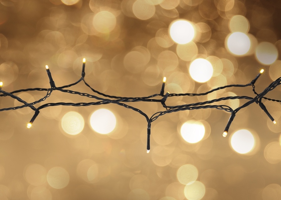 DELTACO SMART HOME WiFi lyskjede, 15m, 120 led, adapter,IP44,WW