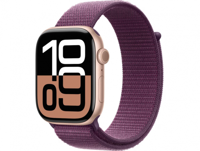 Apple Watch Series 10 46mm GPS + LTE Aluminium (roségull)