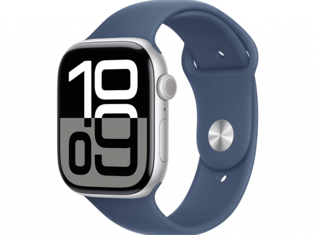 Apple Watch Series 10 GPS + LTE 42 mm Aluminium (sølv)