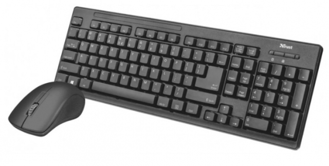 Trust Ziva trådlöst tangentbord och mus - Pre-owned Grad A